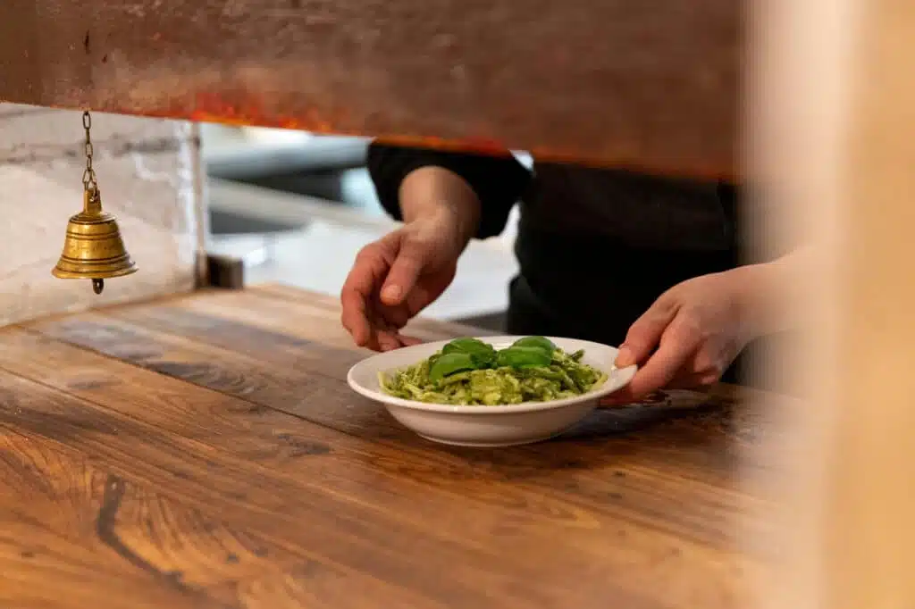 Pesto workshop with meal – Trattoria da Turin in Liguria